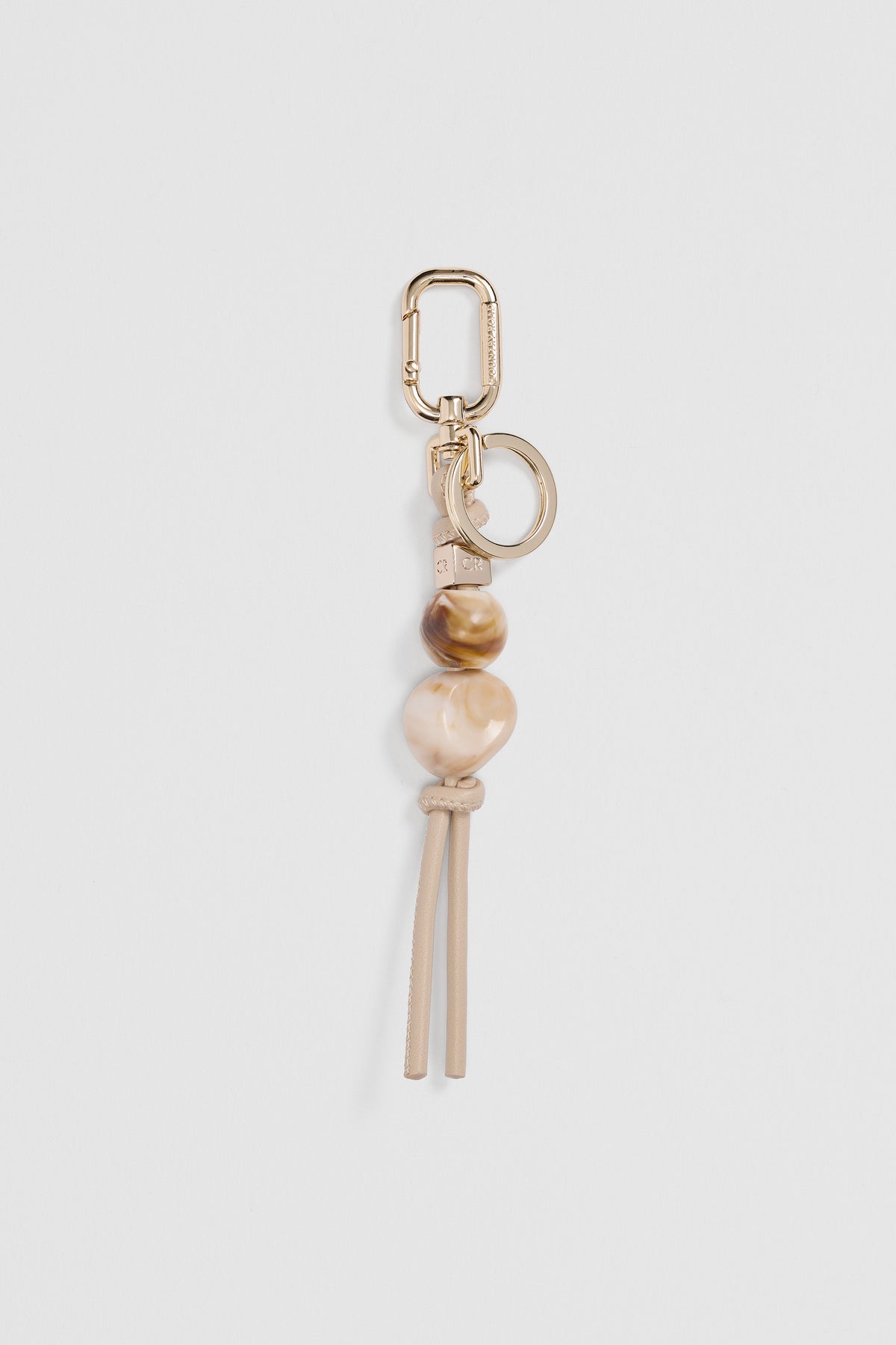 Beaded Cr Keyring