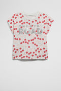 Organically Grown Cotton Sequin Logo T-Shirt