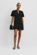 Textured Mini Dress