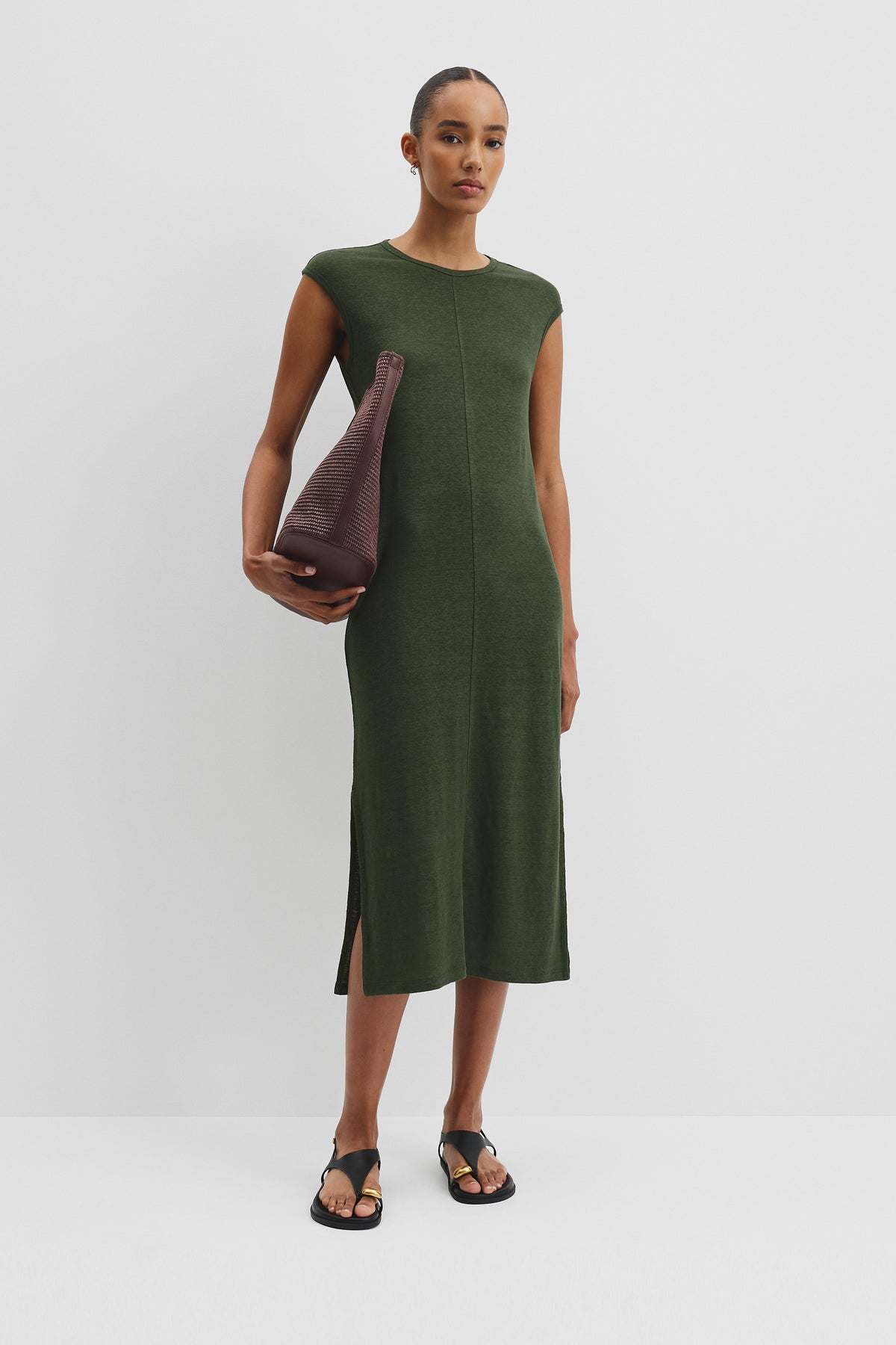 Linen Jersey Dress