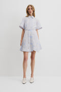 Print Asymmetric Hem Mini Dress