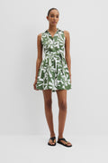Print Linen Sundress