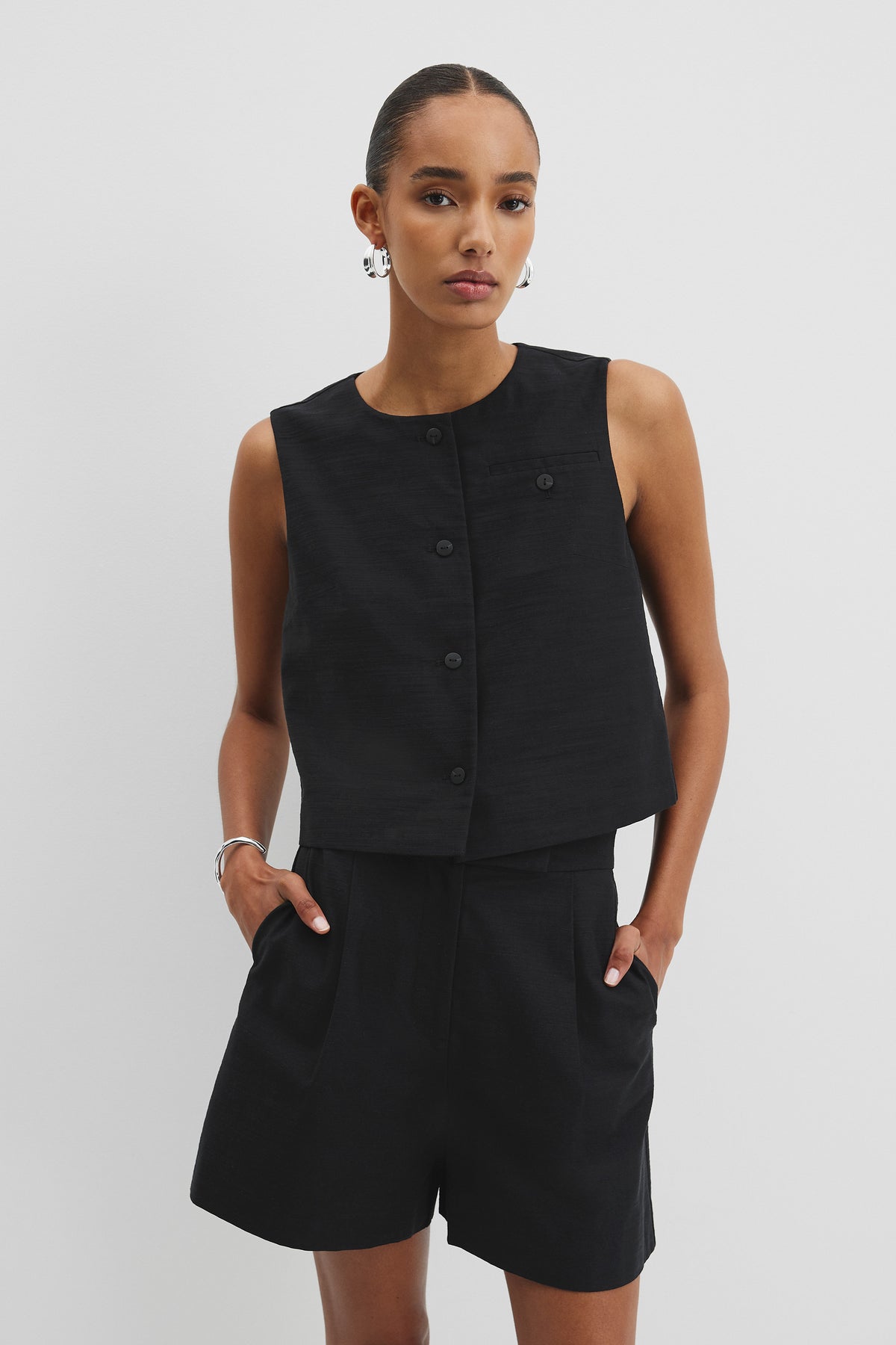 Textured Vest Top