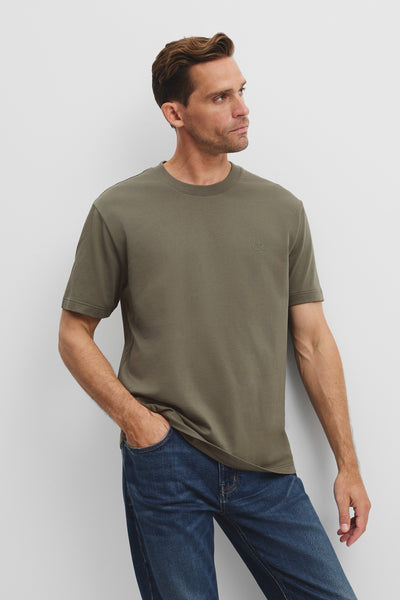 Australian Cotton Cr Logo T-Shirt