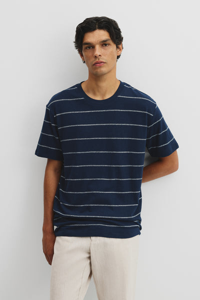 Hemp Slub Stripet-Shirt