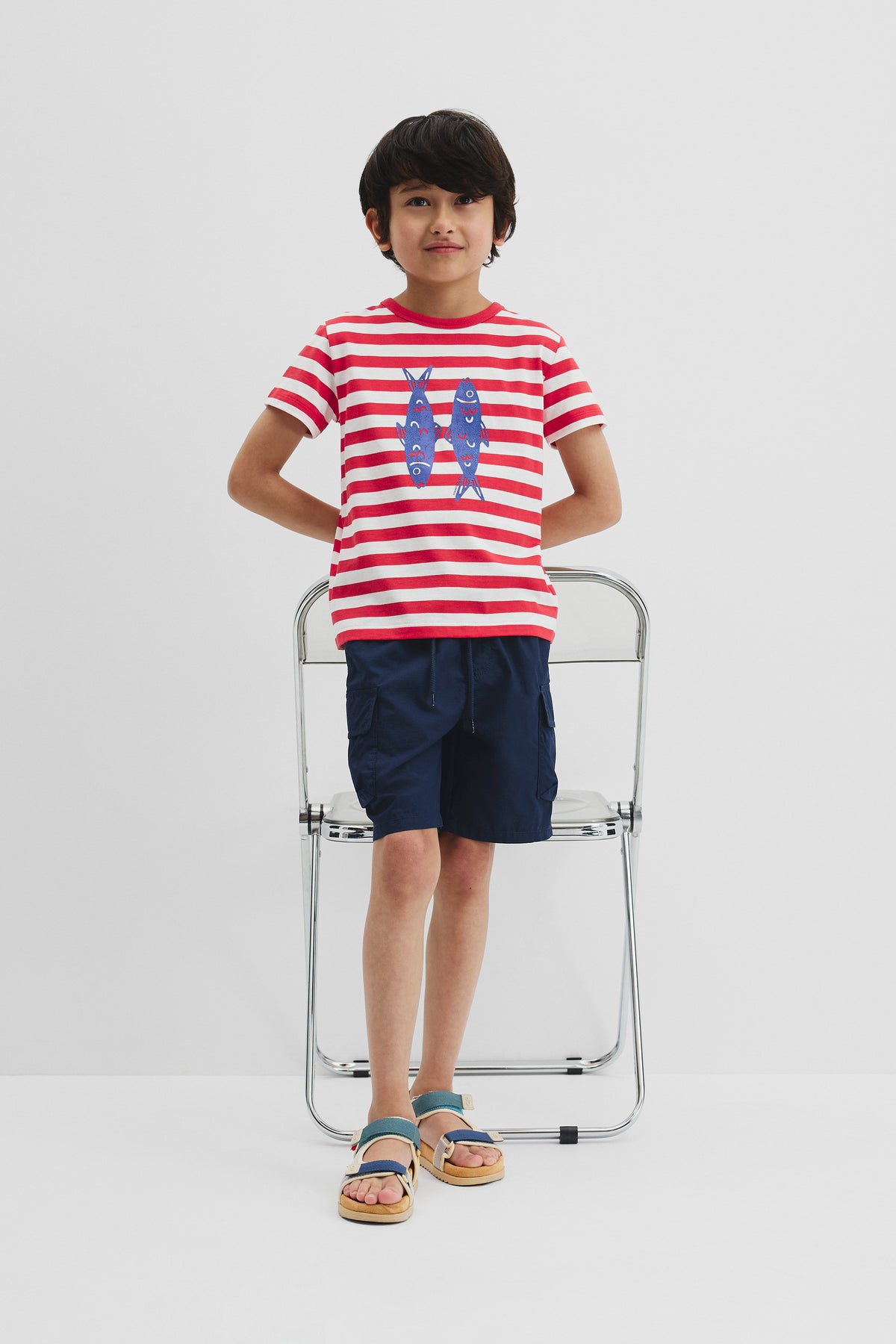 Stripe Fish T-Shirt