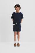 Textured Knit Short