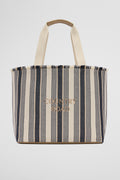Stripe Fringe Tote