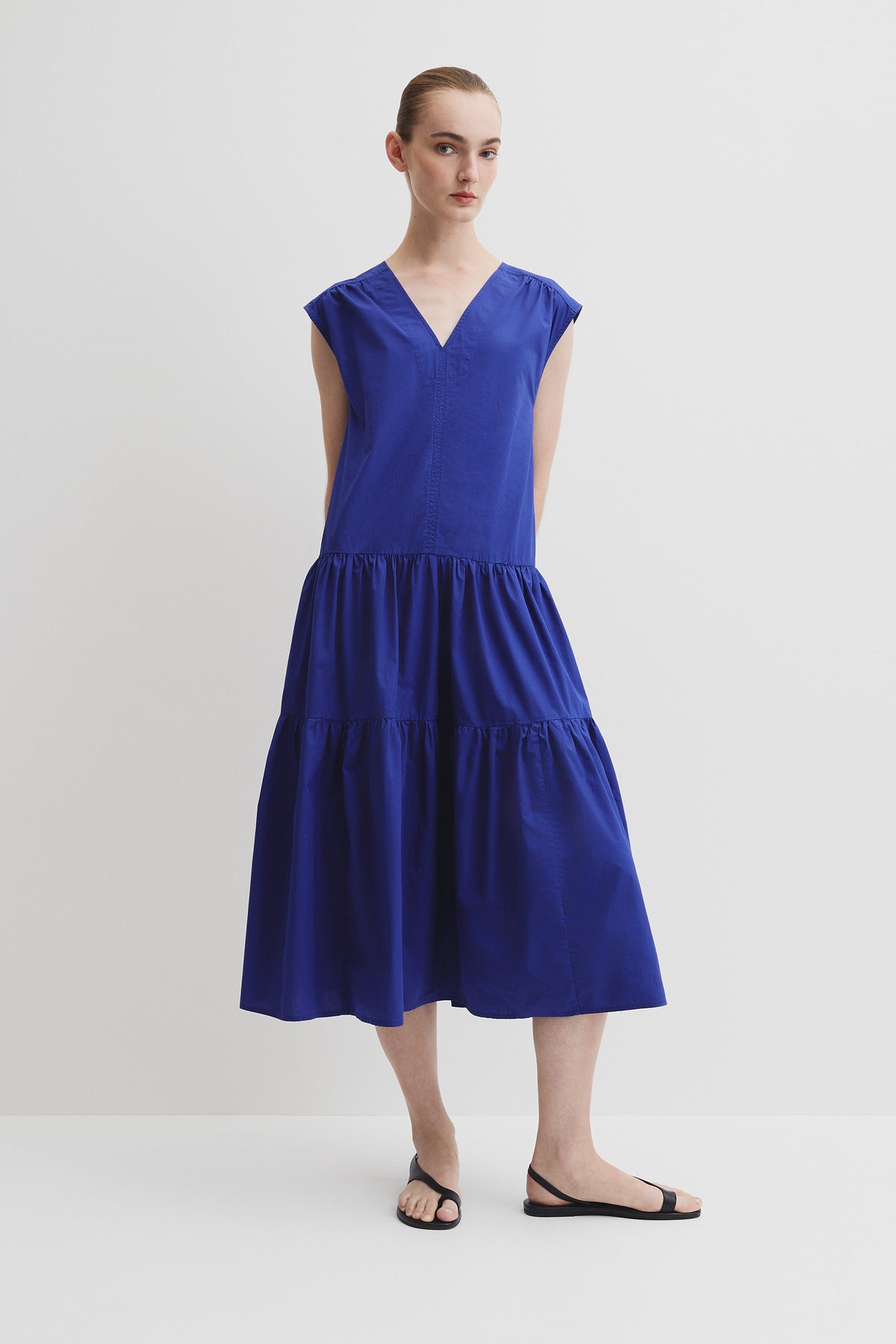 Tiered Midi Dress
