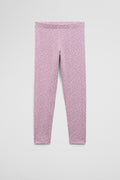 Organically Grown Cotton Blend Heart Legging