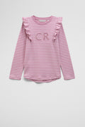 Australian Cotton Logo Frill T-Shirt