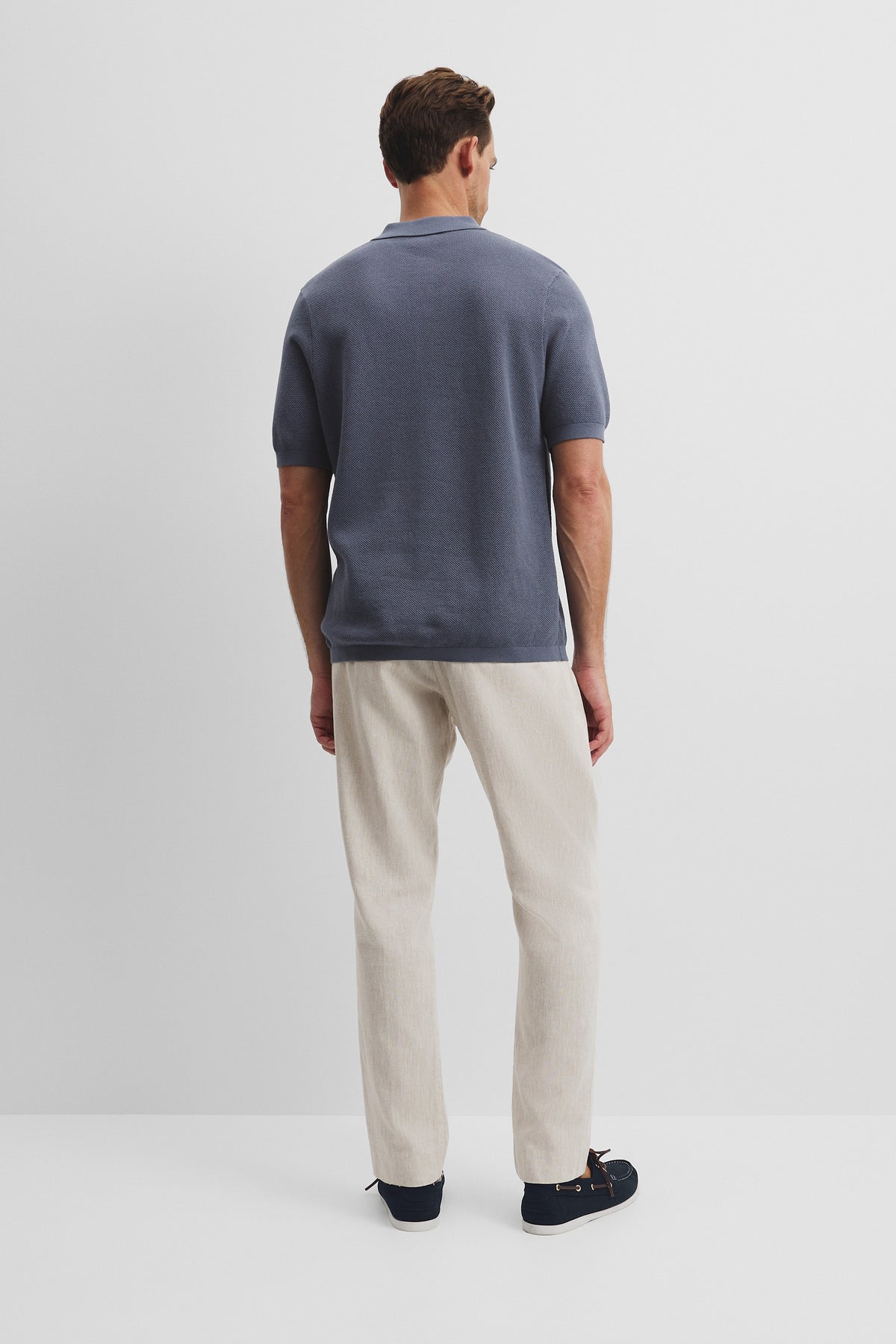 Short Sleeve Australian Good Earth Cotton Pique Knit Polo