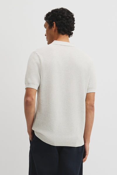 Short Sleeve Australian Good Earth Cotton Pique Knit Polo