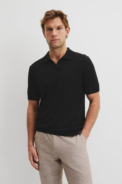 Australian Merino Short Sleeve Trophy Knit Polo
