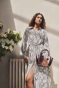 Print Shirt Dress