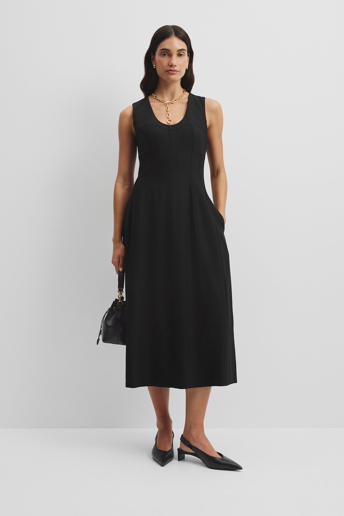 Corset Detail Dress
