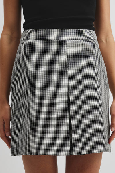 Gingham Mini Skirt