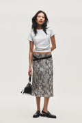 Print Midi Skirt