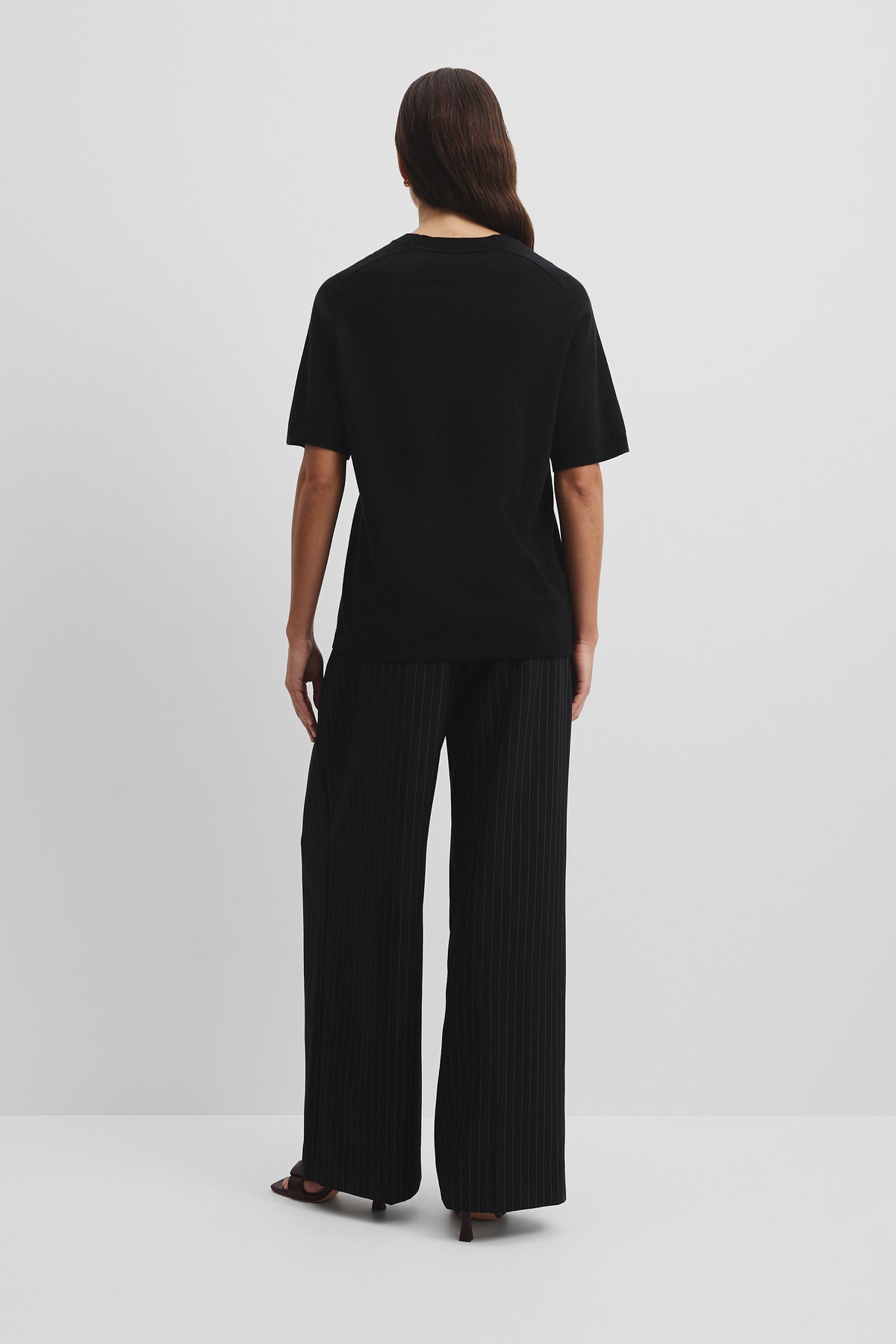 Organically Grown Cotton Blend Cashmere Blend T-Shirt