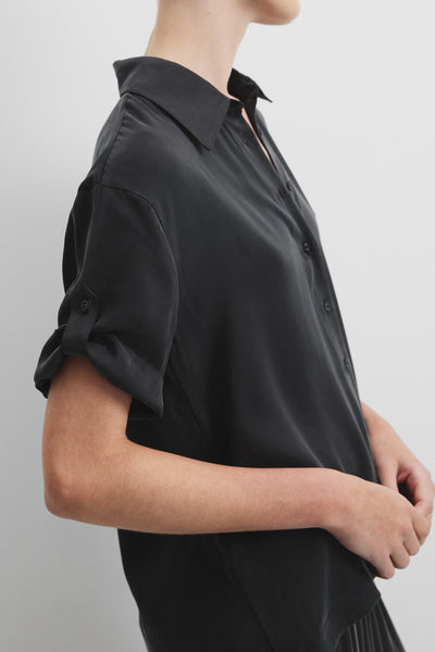 Short Sleeve Cupro Shirt
