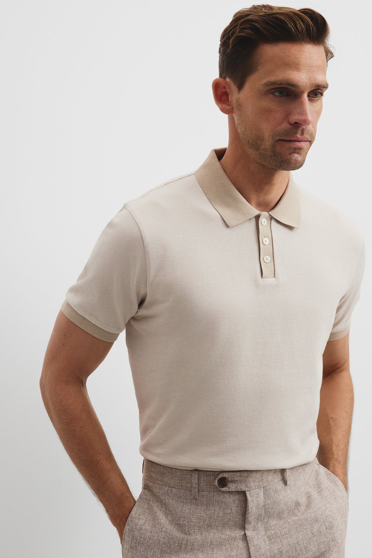 Contrast Polo