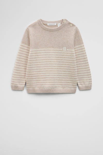 Stripe Country Road Logo Knit