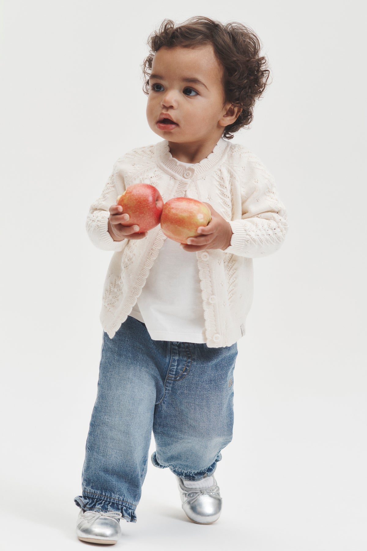 Denim Frill Pant