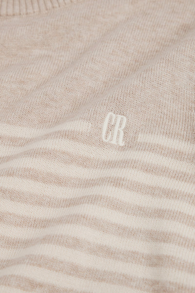 Stripe Country Road Logo Knit