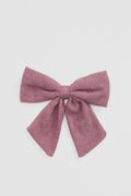 Corduroy Bow Clip