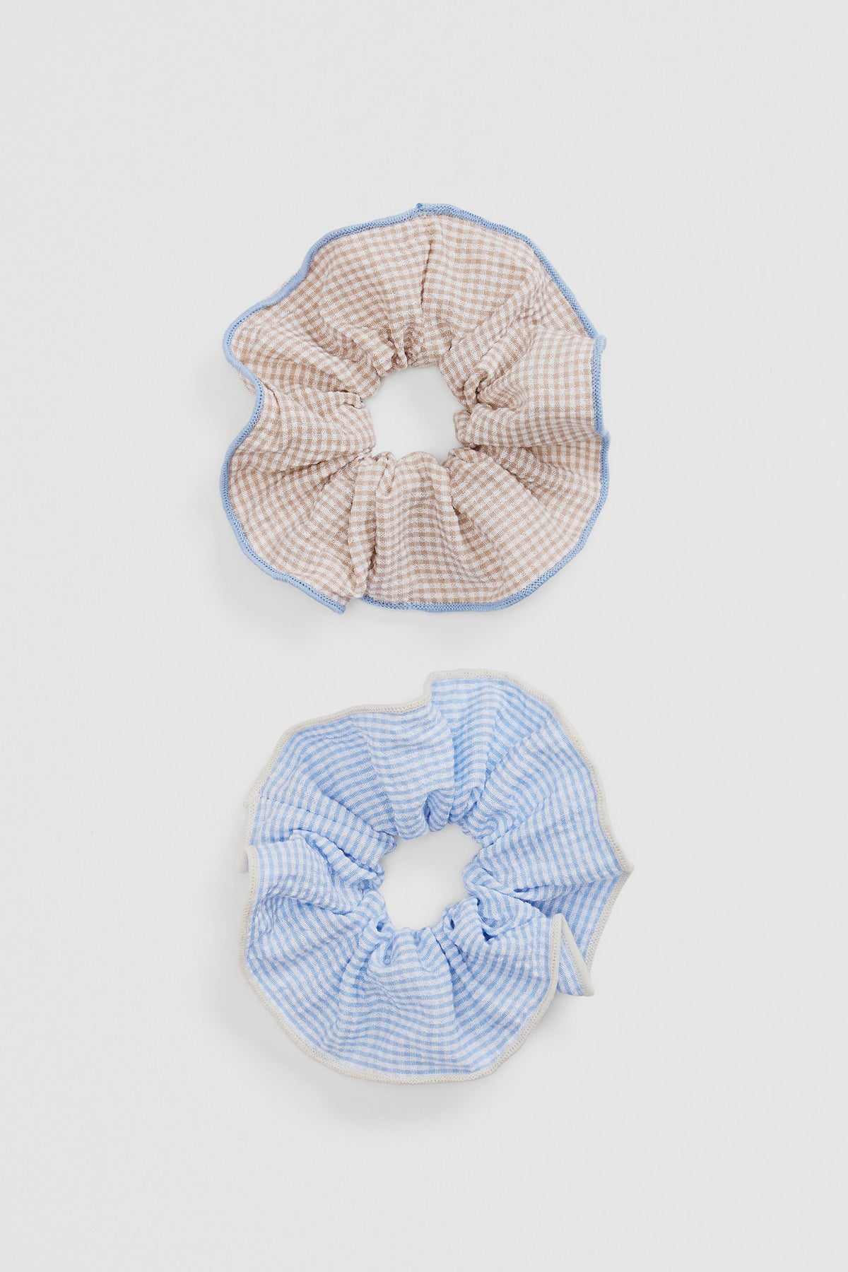 Gingham Scunchie Pack Of 2