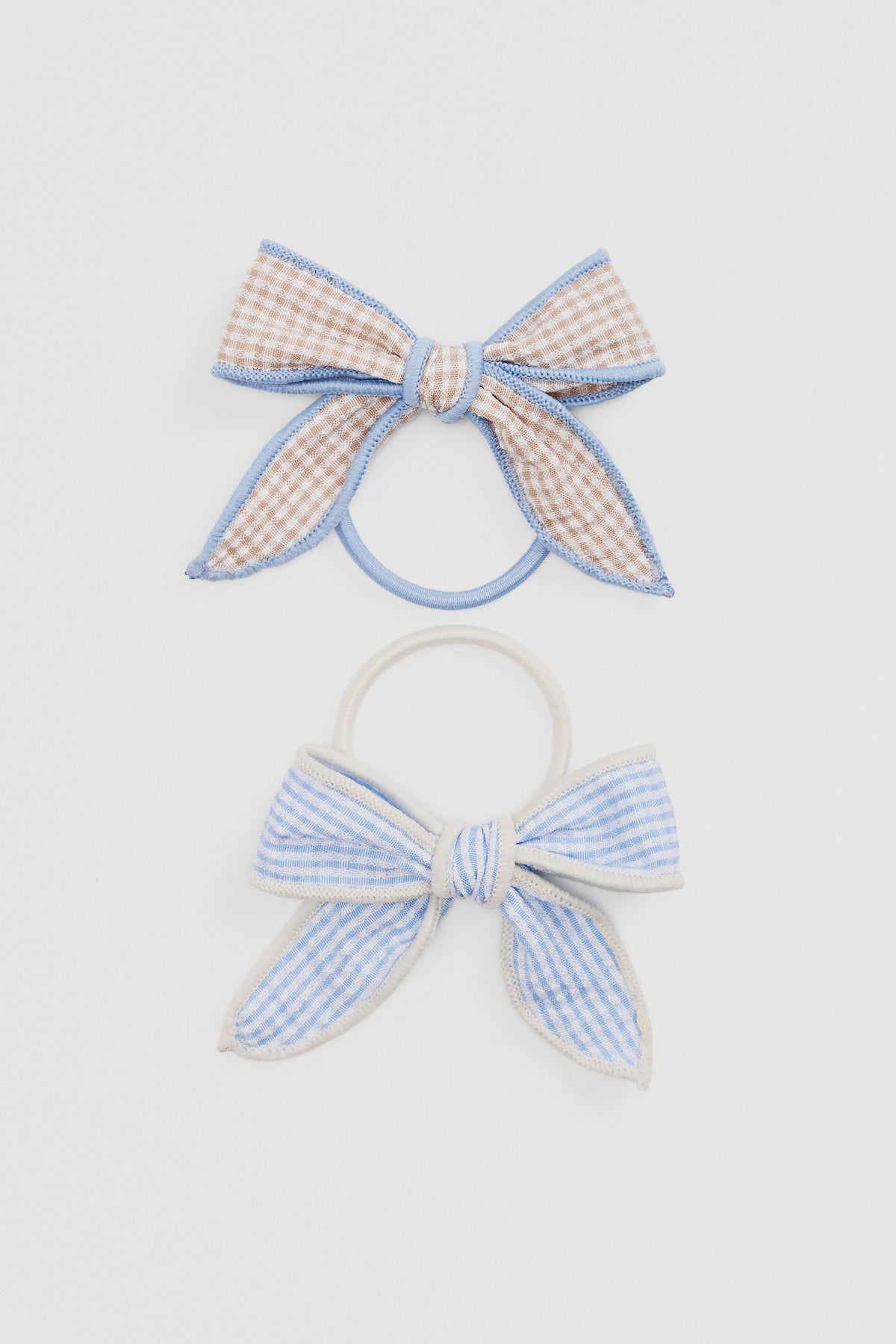 Gingham Hairtie Pack Of 2