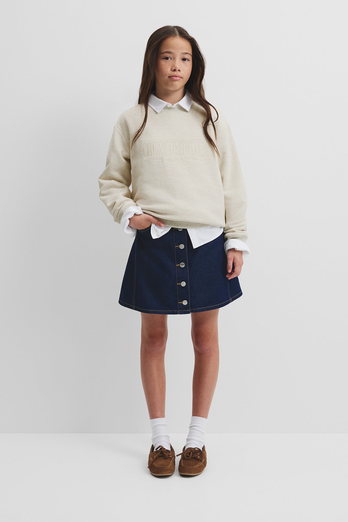 Teen Australian Cotton Relaxed Heritage Sweat