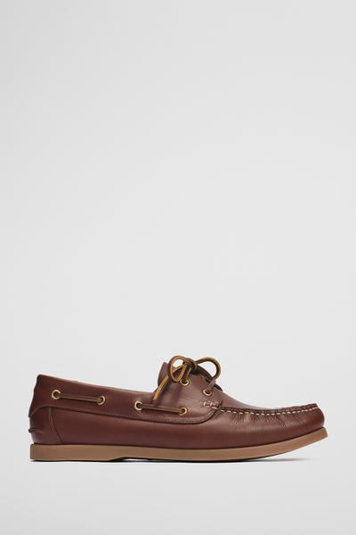 Flynn Leather Boat Shoe