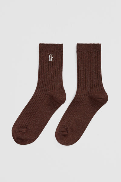 Australian Cotton Blend Country Road Metallic Sock