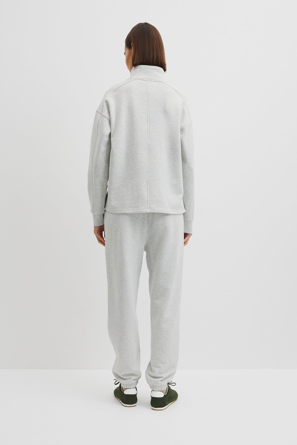 Australian Good Earth Cotton Zip Neck Sweat