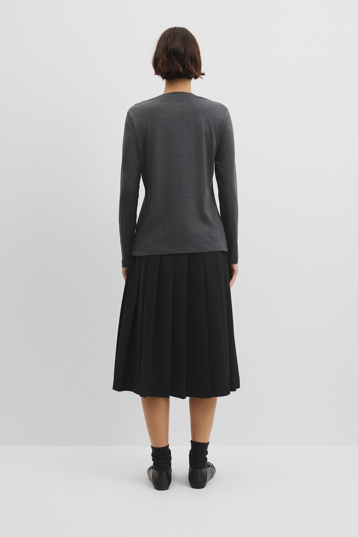 Australian Good Earth Cotton Textured Slub T-Shirt