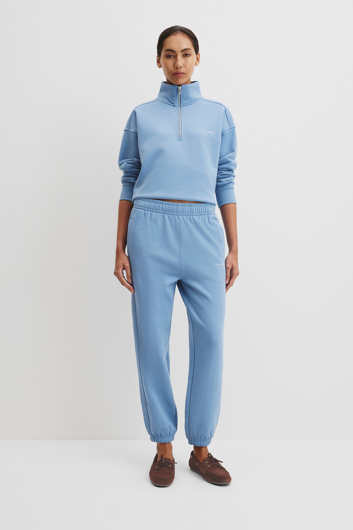 Australian Good Earth Cotton Cuffed Track Pant