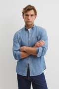 Regular Fit Workwear Chambray Shirt