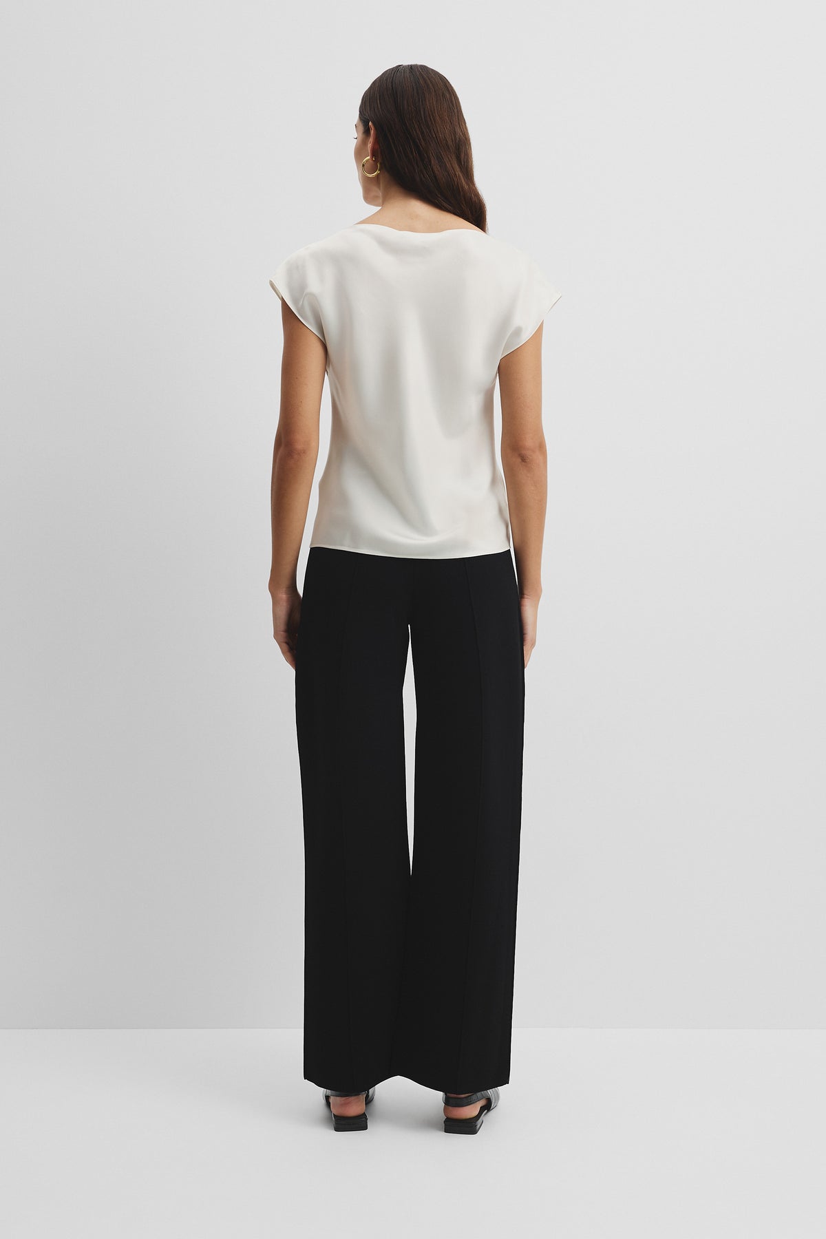 Satin Shell Top