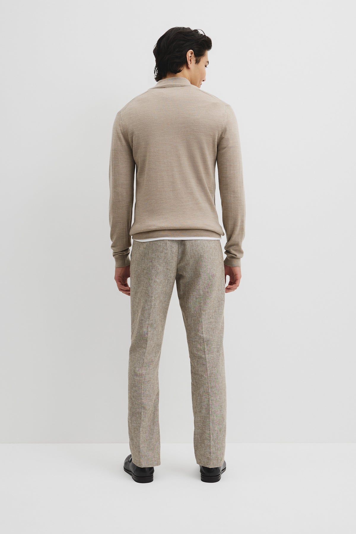 Australian Merino Long Sleeve Vam Half Zip Knit