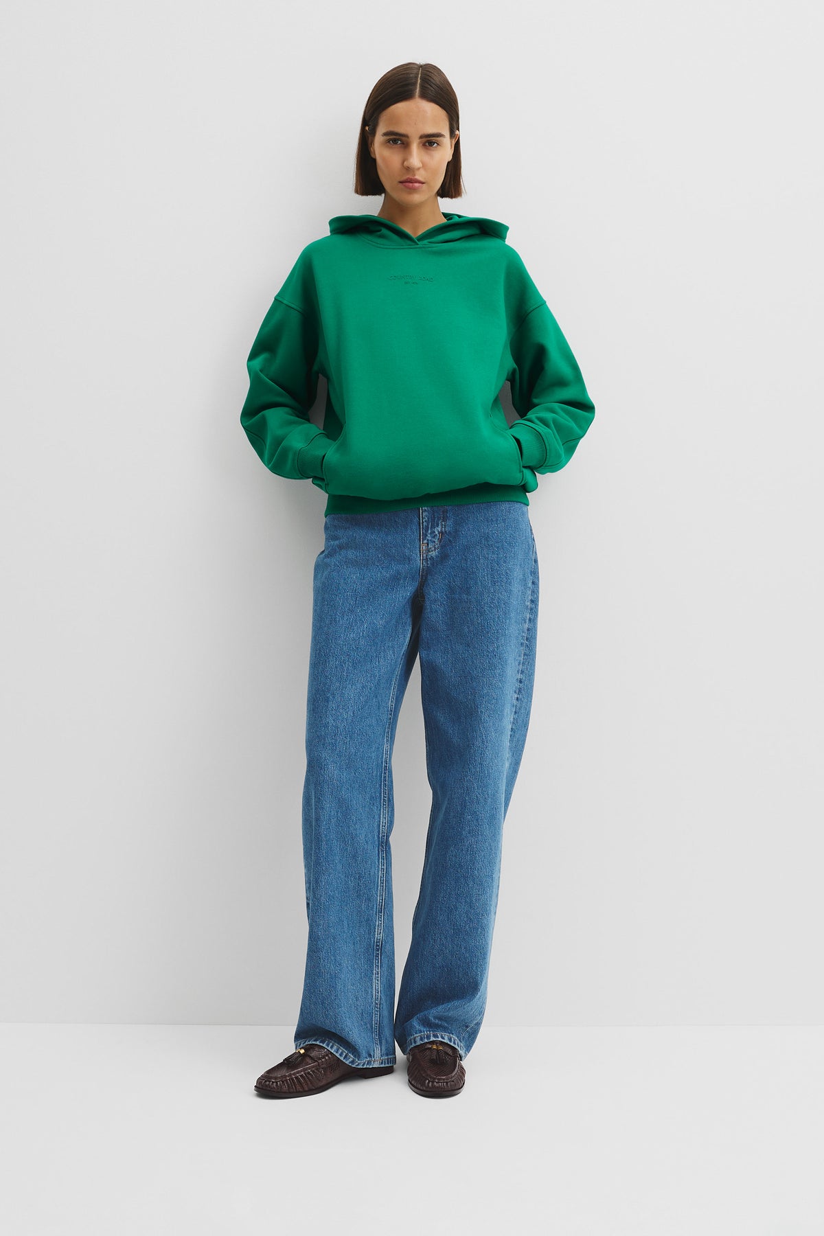 Australian Good Earth Cotton Pull Over Hooded Sweat