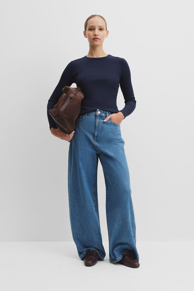 Long Sleeve Rib Top
