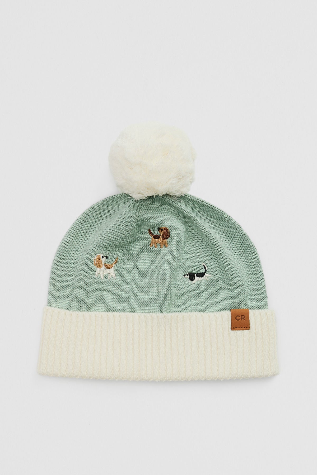 Dog Embroidered Beanie