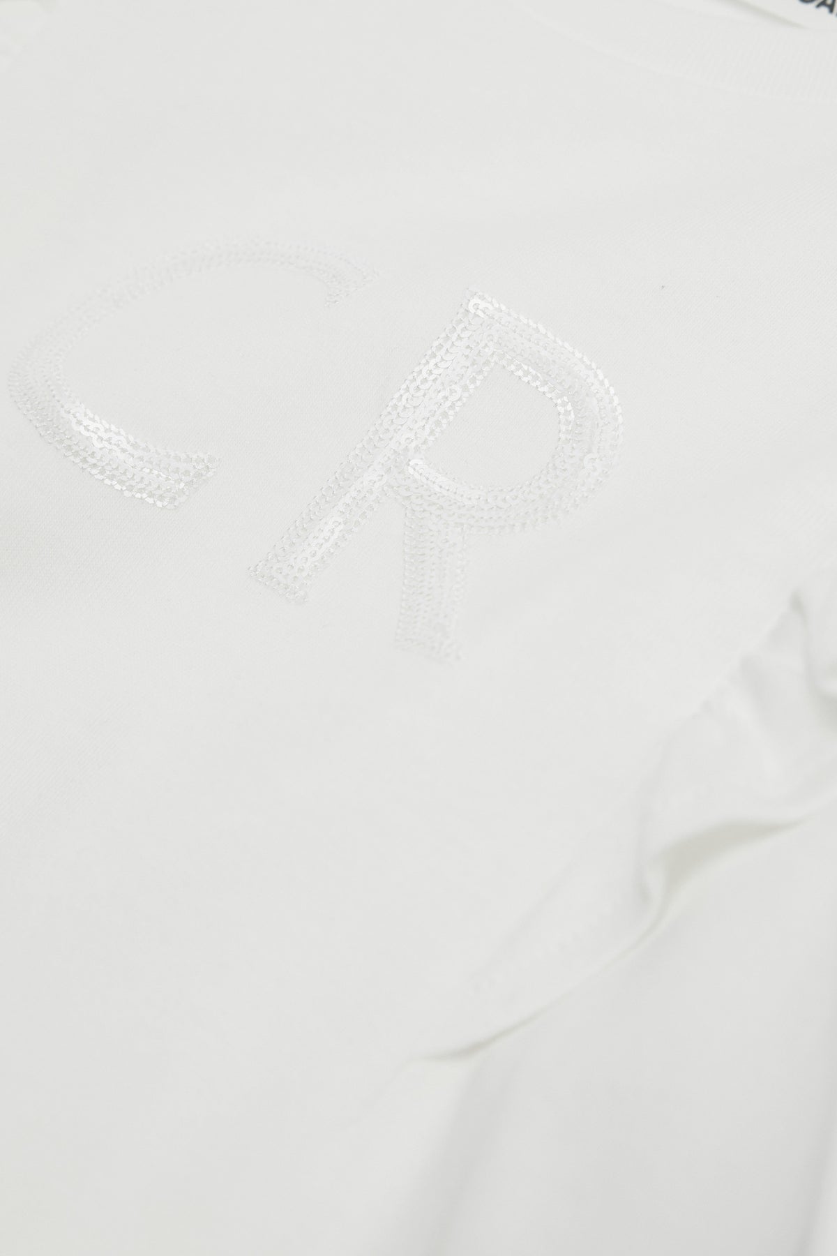 Long Sleeve Logo Frill T-Shirt