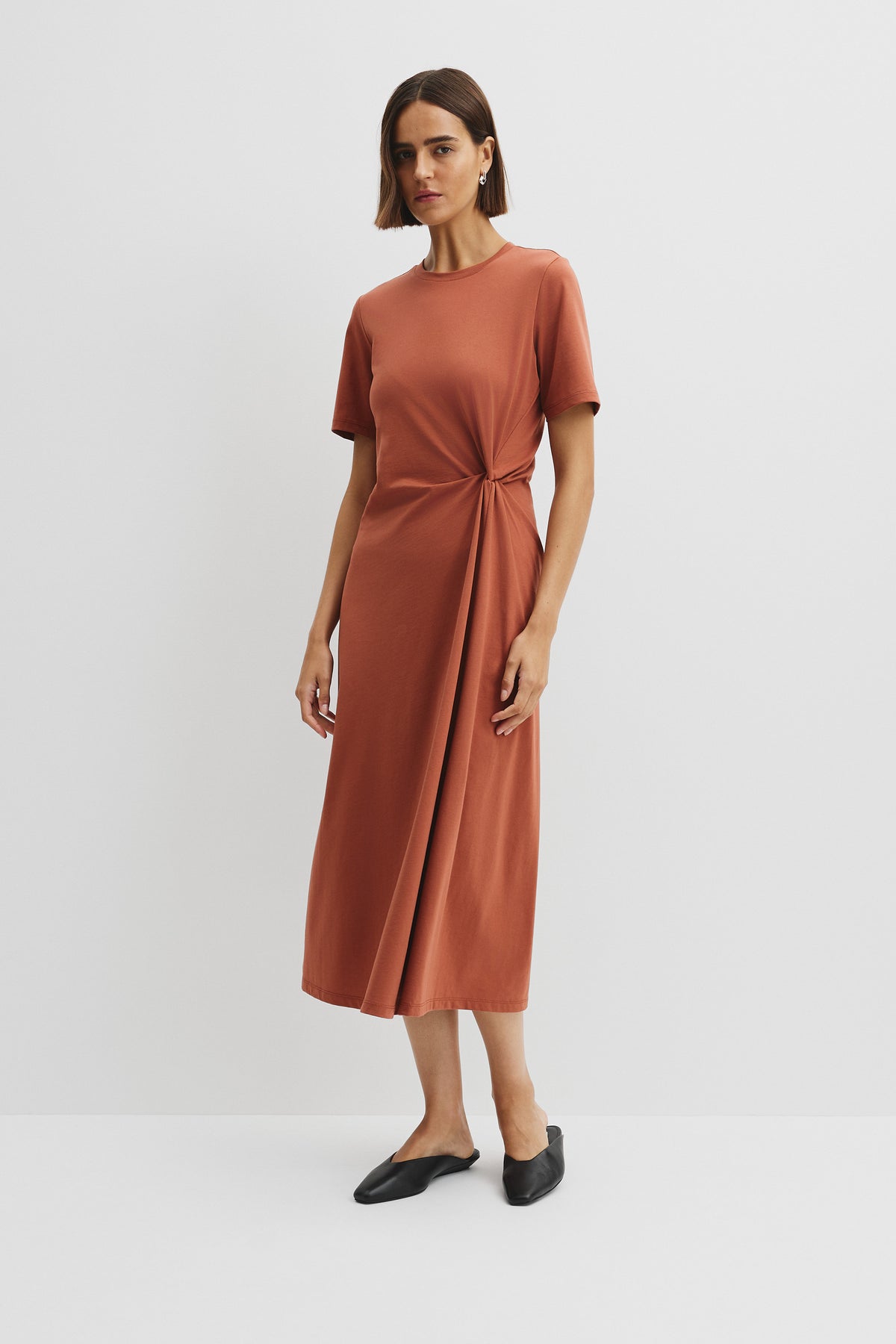 Australian Cotton Twist Jersey Dress