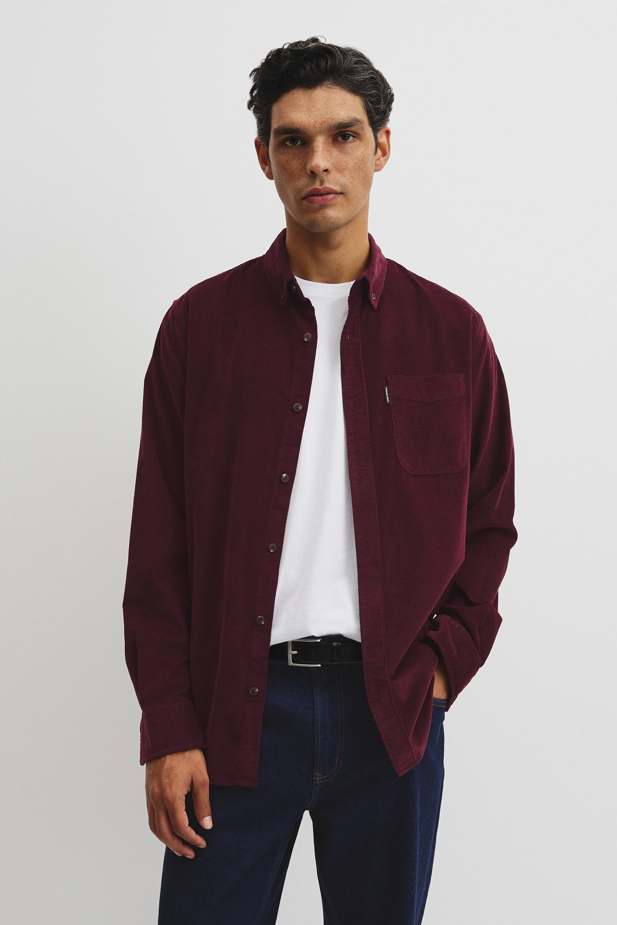Regular Fit Corduroy Shirt
