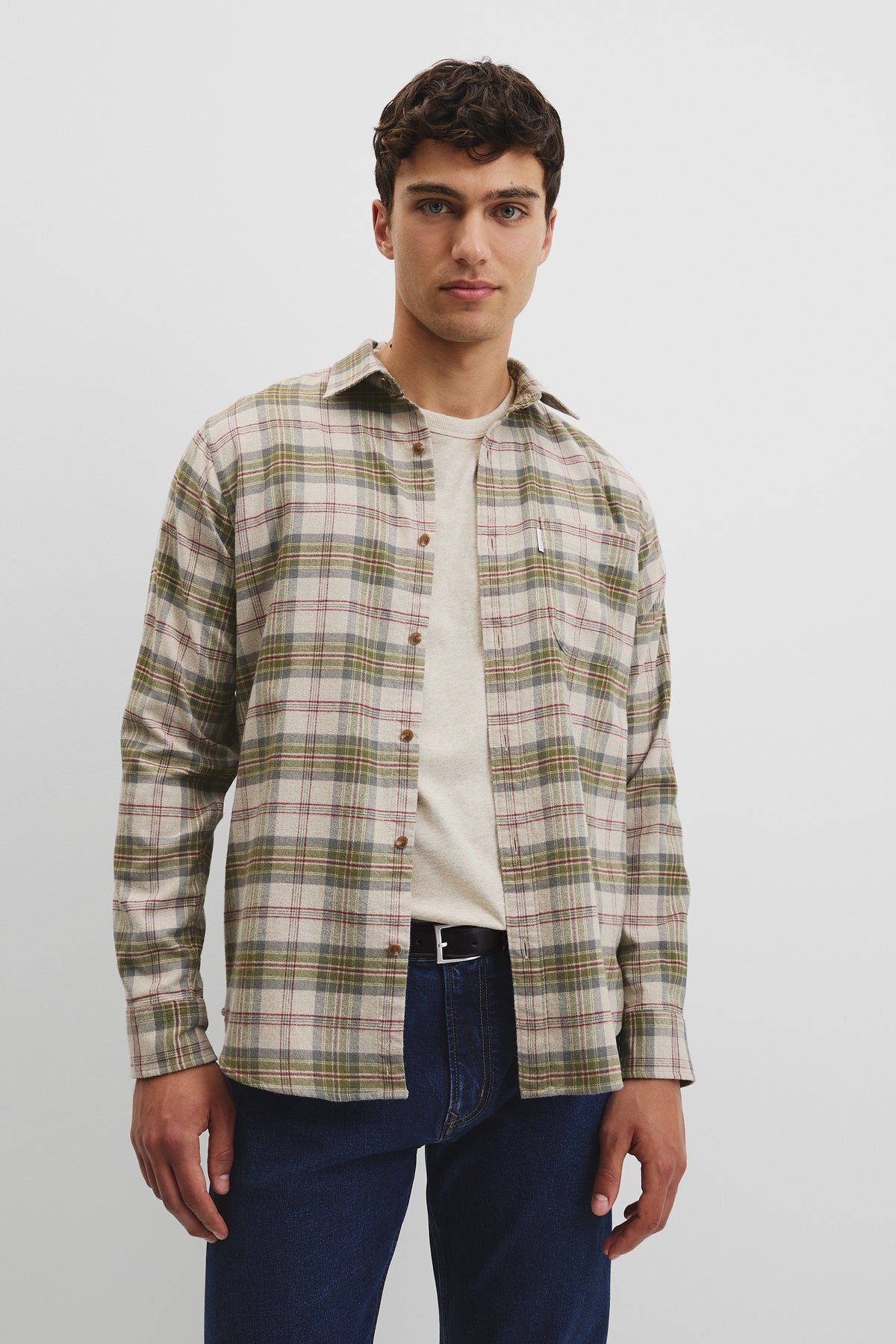 Regular Fit Flannel Check Shirt