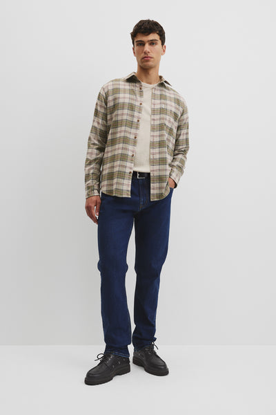 Regular Fit Flannel Check Shirt