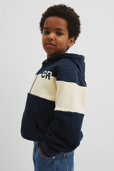 Zip Through Hooded Sweat