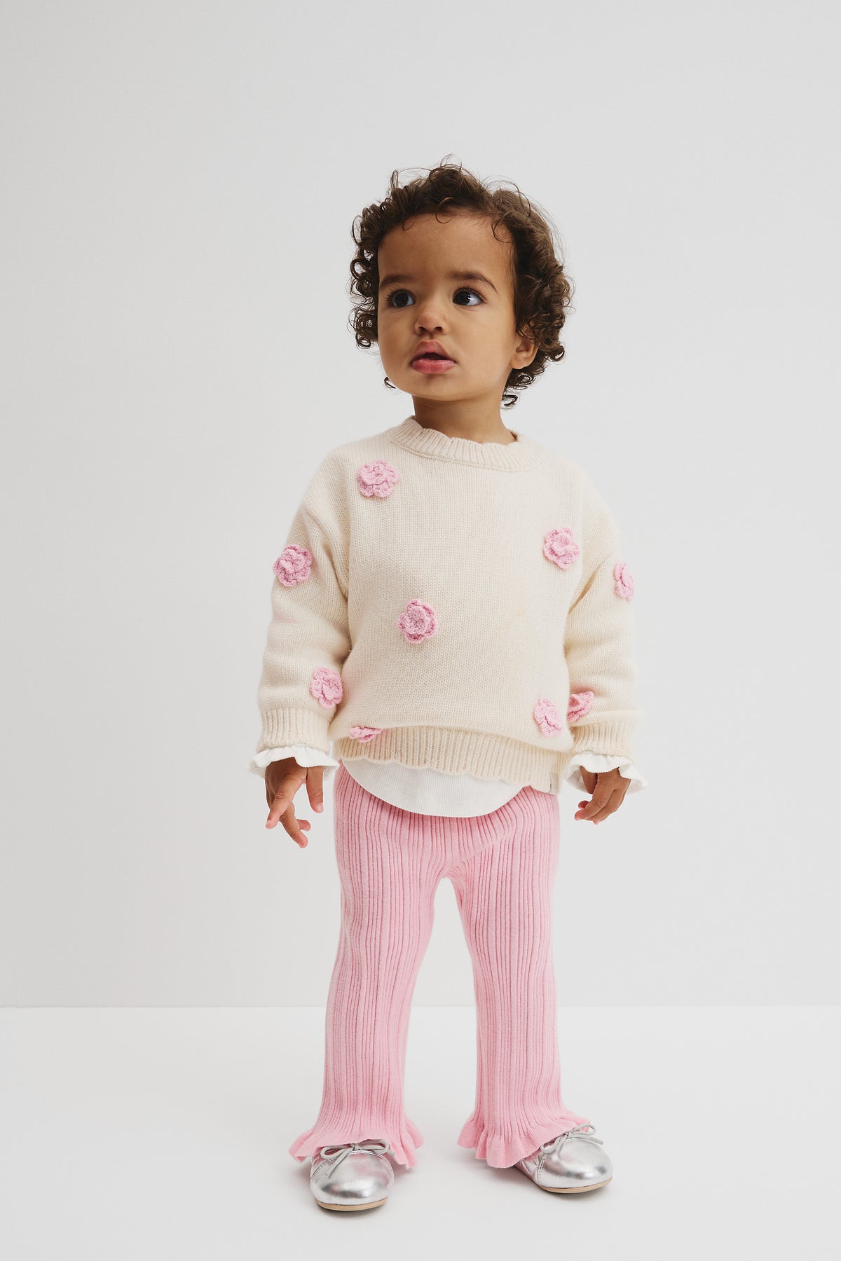 Flower Motif Knit